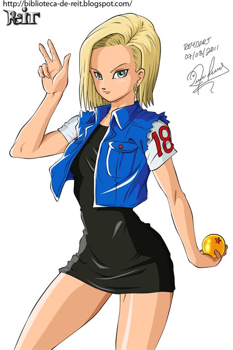 dbz android 18 naked